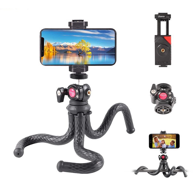 Chân Đế Tripod Bạch Tuộc Xoay 360° Cho Smartphone, Gopro, Máy Ảnh, Tải Trọng 2 Kg Ulanzi U-SELECT FT-01
