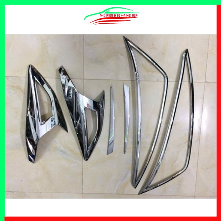 Ốp viền đèn pha hậu mạ crom Elantra 2019-2020 chống trầy trang trí bảo vệ xe