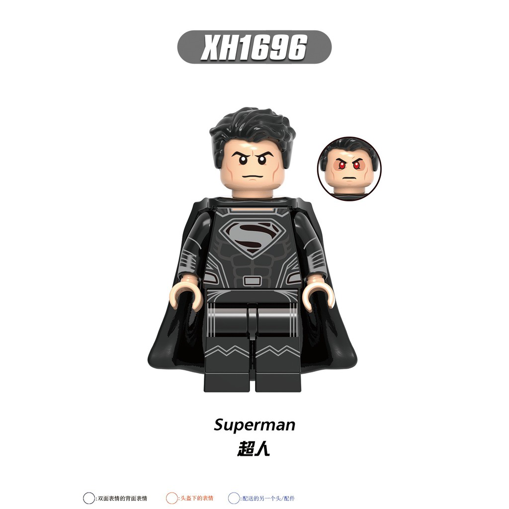 Minifigures Mẫu Nhân Vật Siêu Anh Hùng Marvel DC MCM Superman Batman Aquaman Wonder Women Flash X0312 Đồ Chơi Lắp Ráp