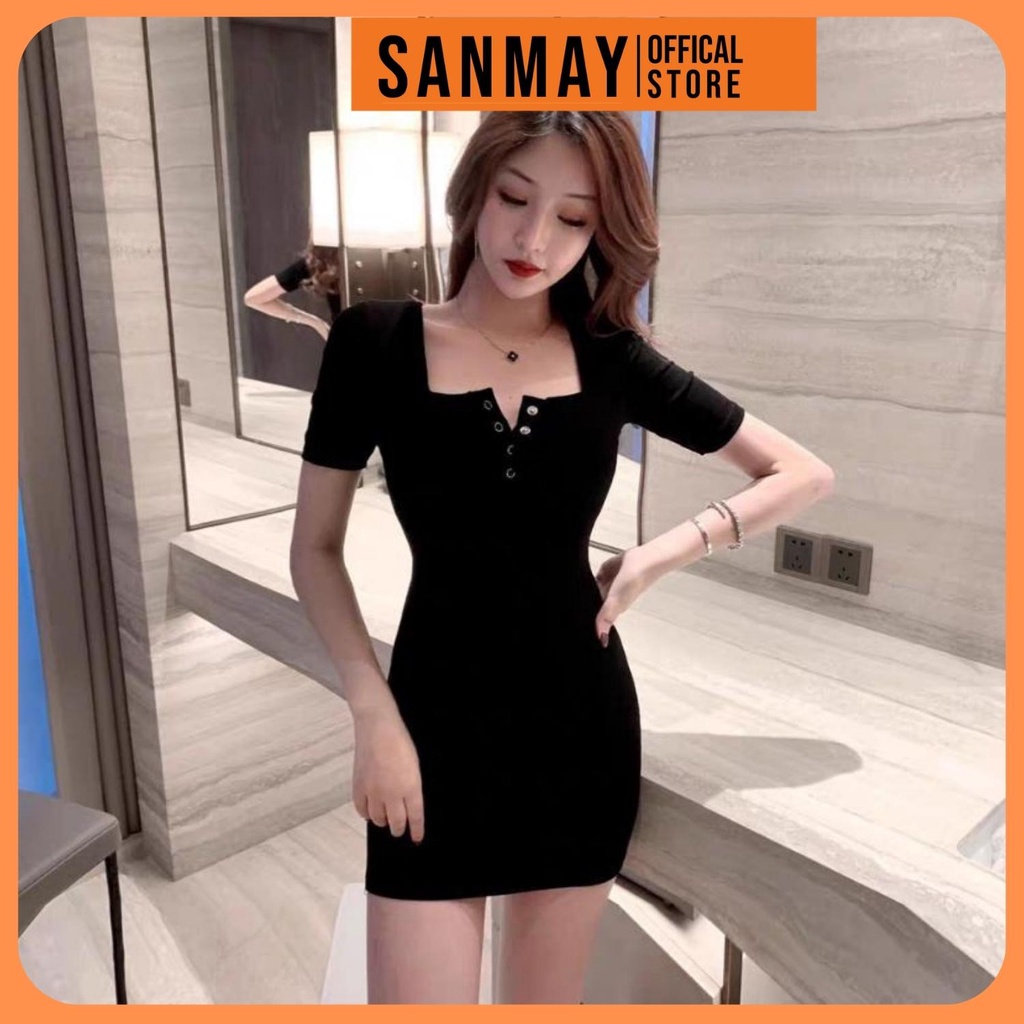 Đầm Body Tay Dài SANJOLI Váy Ôm Sexy Nữ Thiết Kế Đi Dự Tiệc Cưới Đẹp VD053 | BigBuy360 - bigbuy360.vn