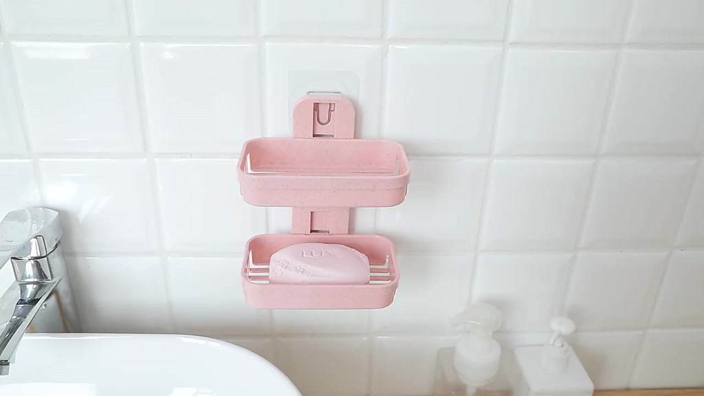 Khay Đựng Xà Bông Dán Tường 2 Tầng - Giá Để Xà Phòng Nhựa Lúa Mạch Trang Nhã | BigBuy360 - bigbuy360.vn