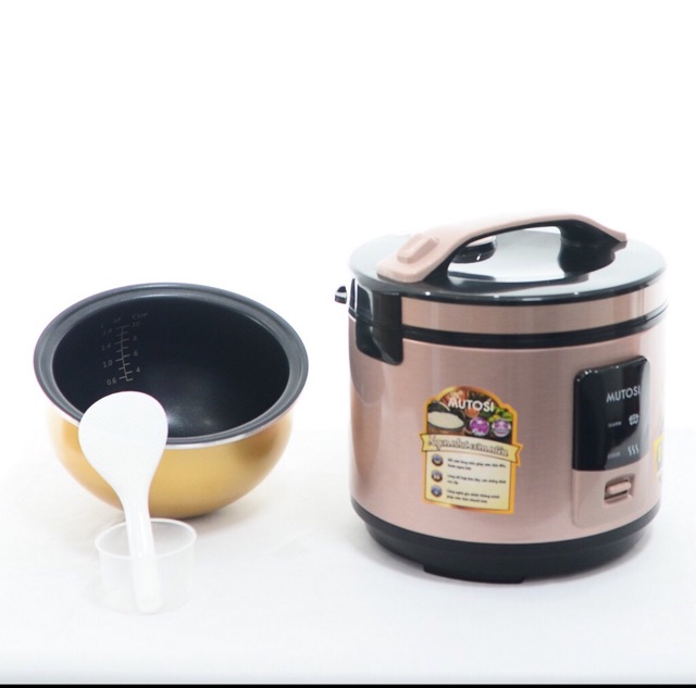 Nồi cơm điện Mutosi MR-36  lòng niêu chống dính 1.8L