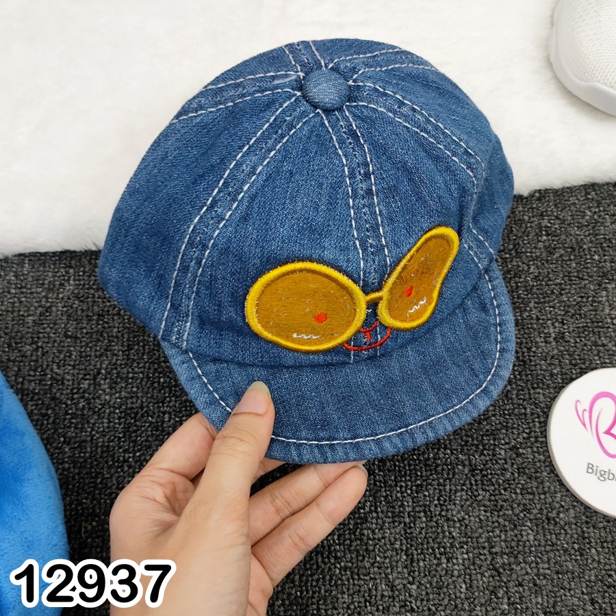 NÓN KẾT NHÍ JEAN NHIỀU HÌNH CHO BÉ 6-12M