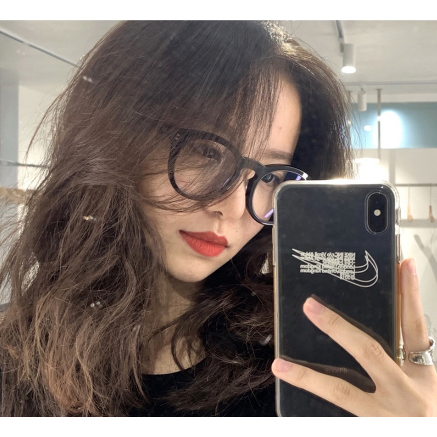 Mắt kính gọng tròn chống tia bức xạ thời trang dành cho nam nữ