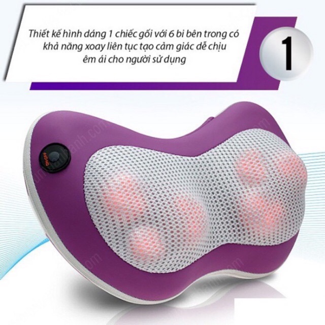 Gối Massage hồng ngoại Magic Pillow PL-19