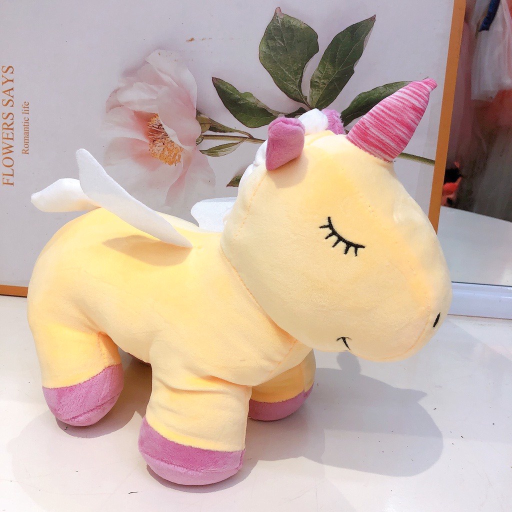 Ngựa pony, kì lân size nhỏ, gấu nhồi bông dễ thương, gối ôm cho bé TK38