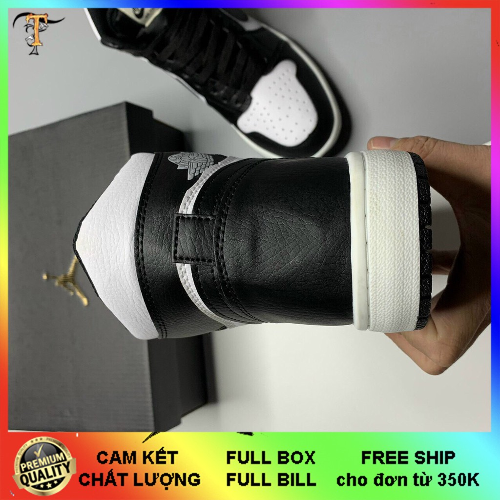 [Mã FAGREEN245 giảm tới 30K đơn 99K] Giày jocdan đen trắng cao cổ panda | BigBuy360 - bigbuy360.vn