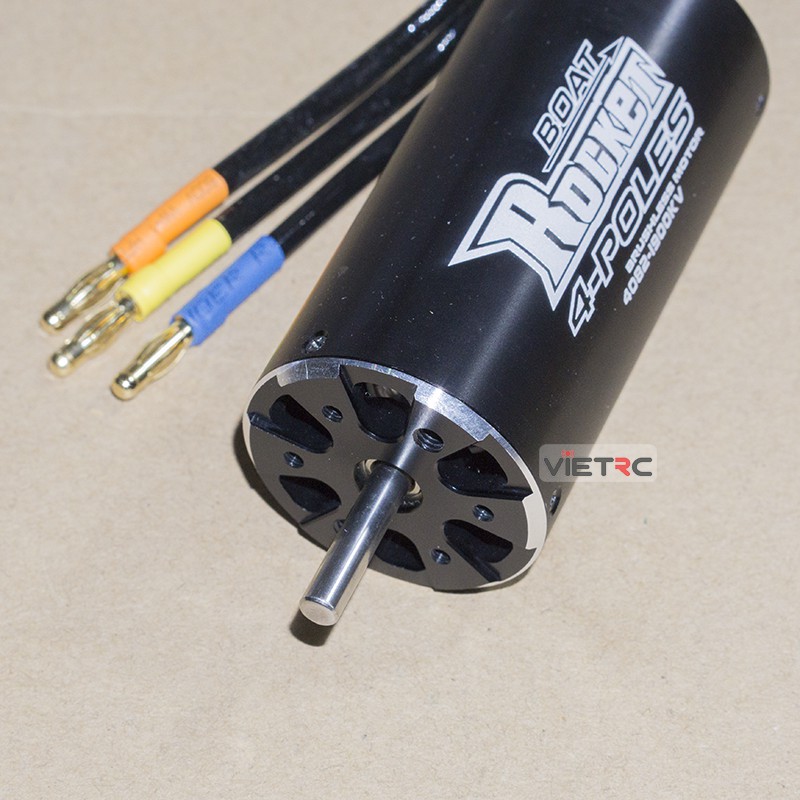 Động cơ không chổi than Rocket 4082-1900kv để chế tàu/cano điều khiển từ xa