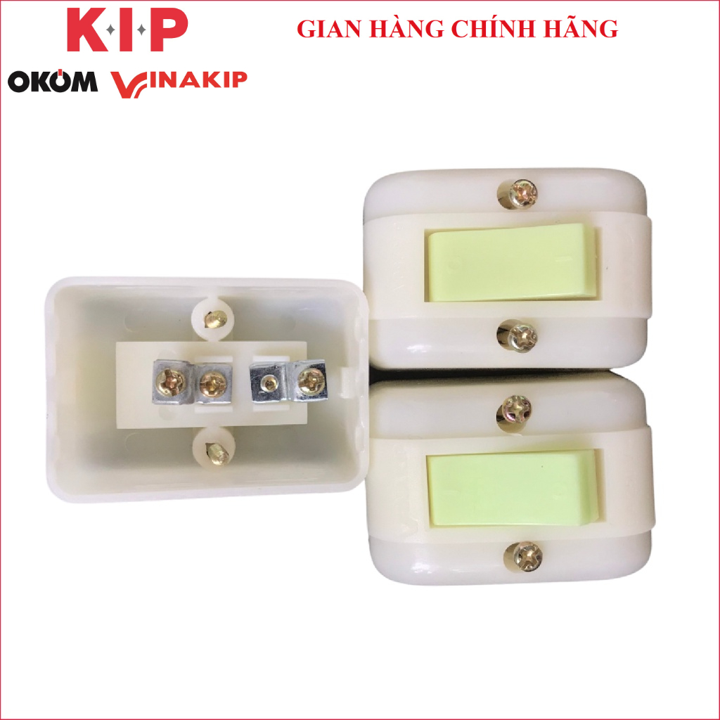 Công tắc đơn VINAKIP 6A 250V kiểu 3