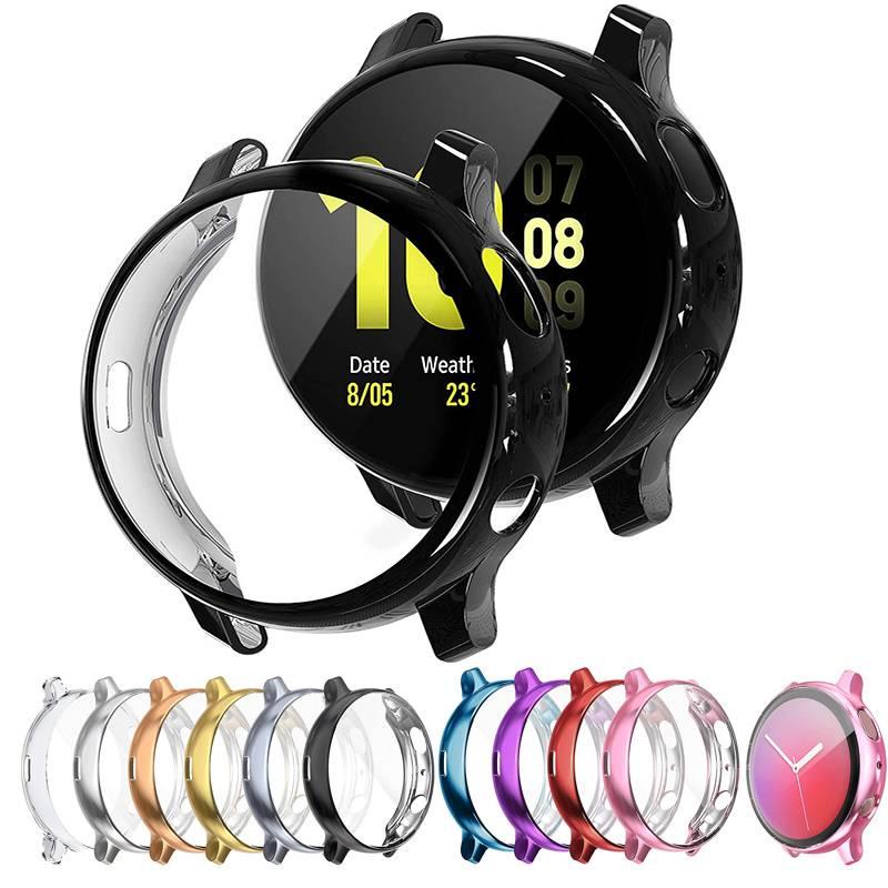 Ốp bảo vệ mặt đồng hồ bằng TPU mềm 4 3 40mm 44mm 41mm 45mm cho Samsung Galaxy Watch Active 2 40MM 44MM
