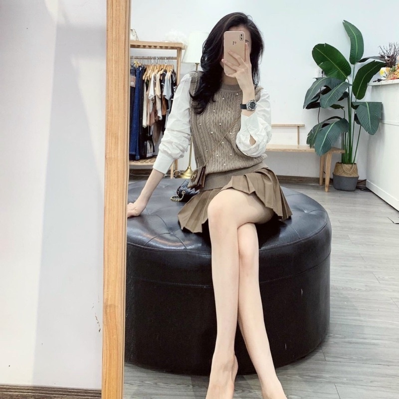 BÁN SỈ CHÂN VÁY DẠ XẾP LY CHO NỮ | BigBuy360 - bigbuy360.vn