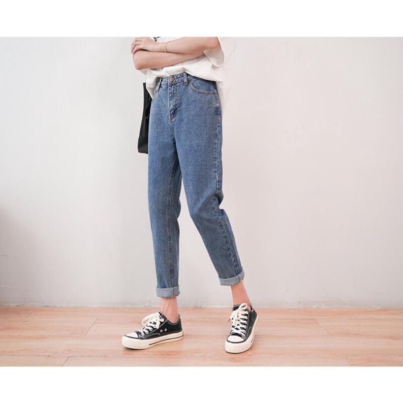 Quần jean nữ , baggy ống suông đứng TX-01 hottreed 2021
