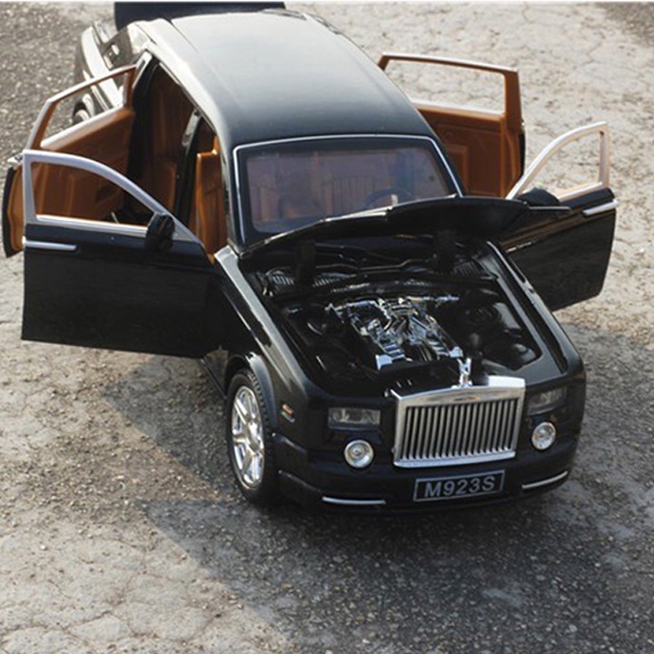 Xe mô hình tĩnh Rolls Royce Phantom tỉ lệ 1:24 khung thép, sơn tĩnh điện