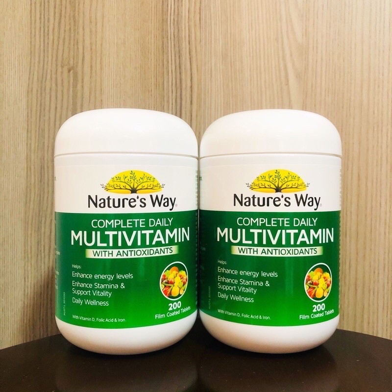 Vitamin tổng hợp Nature’s Way Multivitamin cho trẻ em trên 6t và người lớn