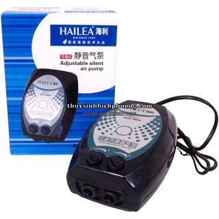 MÁY SỦI KHÍ TẠO OXY CHO HỒ CÁ THỦY SINH 2 VÒI | HAILEA 6604 - MÁY SỦI KHÍ CAO CẤP