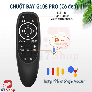 Mua Chuột Bay Điều Khiển Giọng Nói G10S Pro Air Mouse Remote Voice G10 Pro - G10S Pro - Tương thích Mibox 4K  Mibox S  KM2