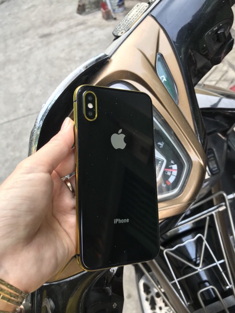 Dán viềng decan nhôm iphoneX,iphone7plus,8plus(Trong suốt,gold,bạc,xanh...)