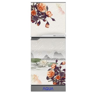 Decal dán trang trí tủ lạnh mẫu hoa sen& hoa hồng 3D