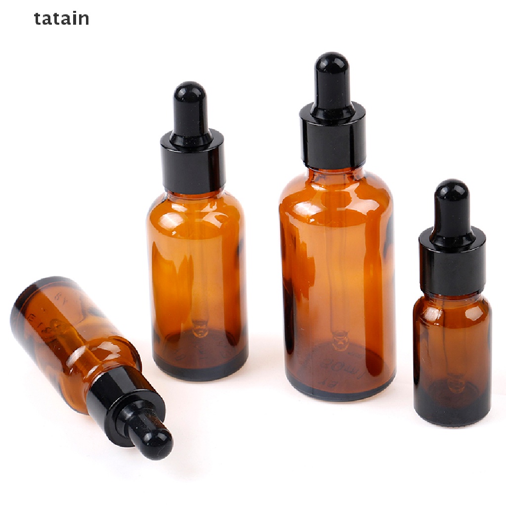 [TAT] Reagent Eye Dropper Drop Amber Glass Liquid Pipette Bottle Refillable Bottles CVX