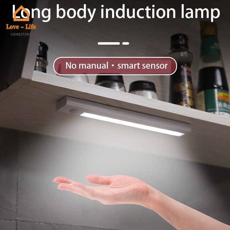 Đèn LED Không Dây Công Tắc Tự Động Hình Chữ Nhật Với Cảm Biến Chuyển Động Tiện Dụng Cho Tủ Quần Áo