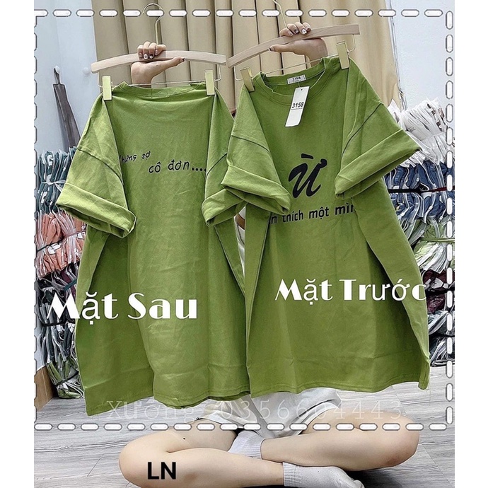 Áo phông ừ in hai mặt LN12