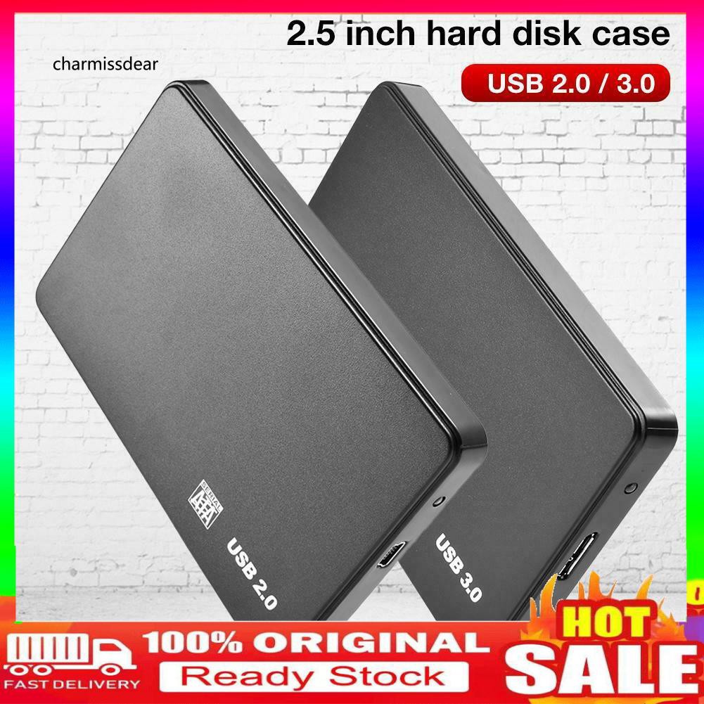 USB 3.0/2.0 5Gbps 2.5inch SATA External Closure HDD Hard Disk Case Box for PC