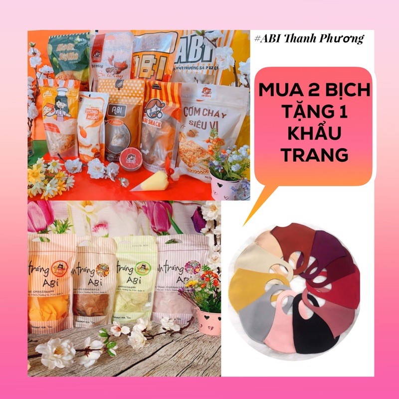 [Mã 267FMCGSALE giảm 8% đơn 500K] CÓ MÓN MỚI BÁNH TRÁNG ABI 16 VỊ MUA 2 BỊCH TẶNG KHẨU TRANG