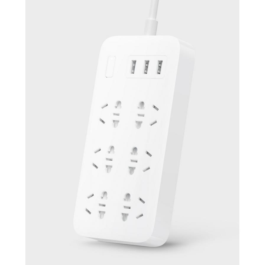 Ổ cắm Xiaomi Mi Power Strip 6 cổng 3 USB 💝 Freeship 💝 BH 1 tháng