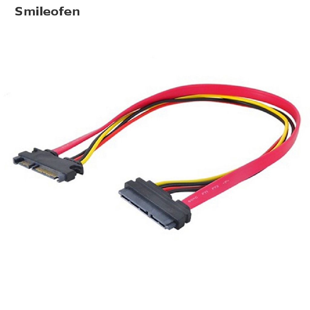 Dây Cáp Nối Dài 30cm 50cm 7 + 15 22Pin SATA 22 Pin SATA 2.5 '' 3.5 '' HDD SSD