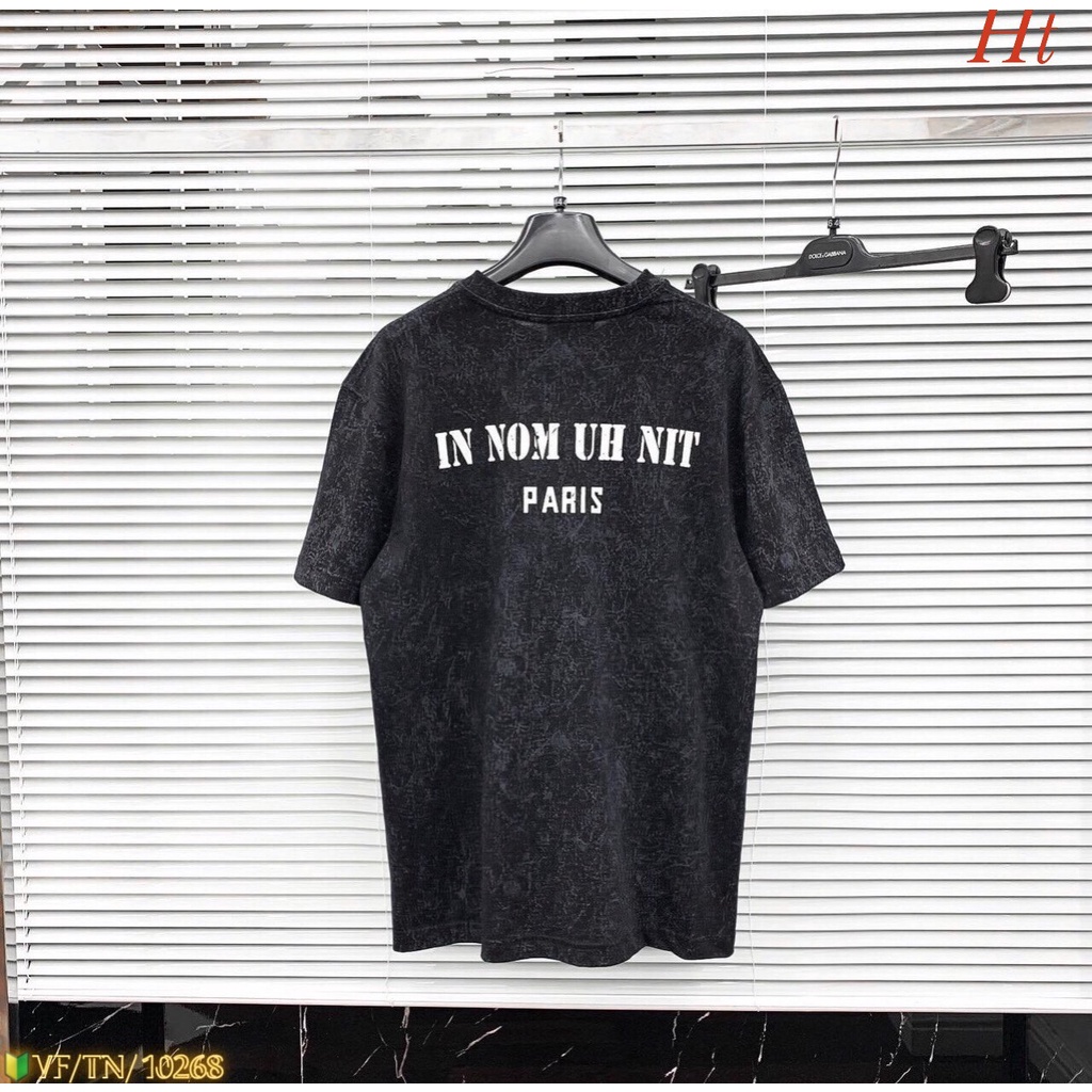 Áo Loang chữ chất liệu cotton thoáng mát thấm hút mồ hôi nam nữ mặc đẹp (HT