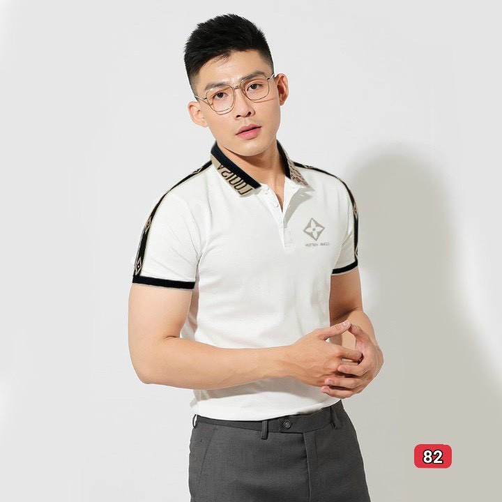 Áo thun nam đẹp murad_fashion, áo phông nam màu trắng thêu hình sao phong cách thời trang nam 2021 atn82