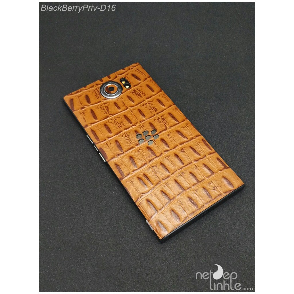 Dán da Blackberry Priv - da dập vân cá sấu
