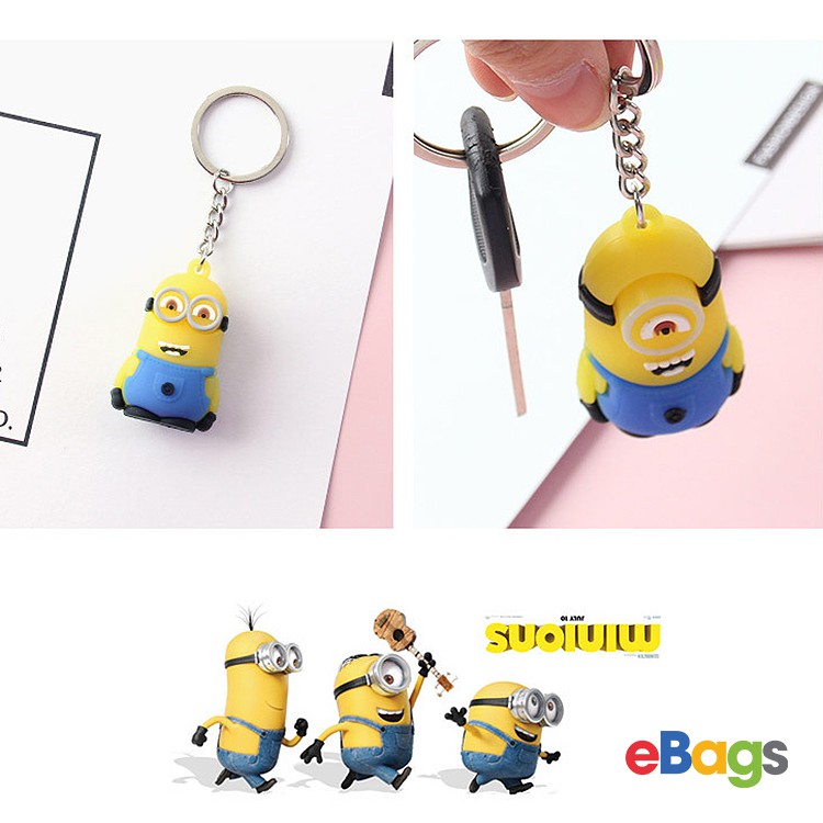 Phụ Kiện Móc Khóa Túi Xách Balo Nữ Minion Cực Đáng Yêu PK24