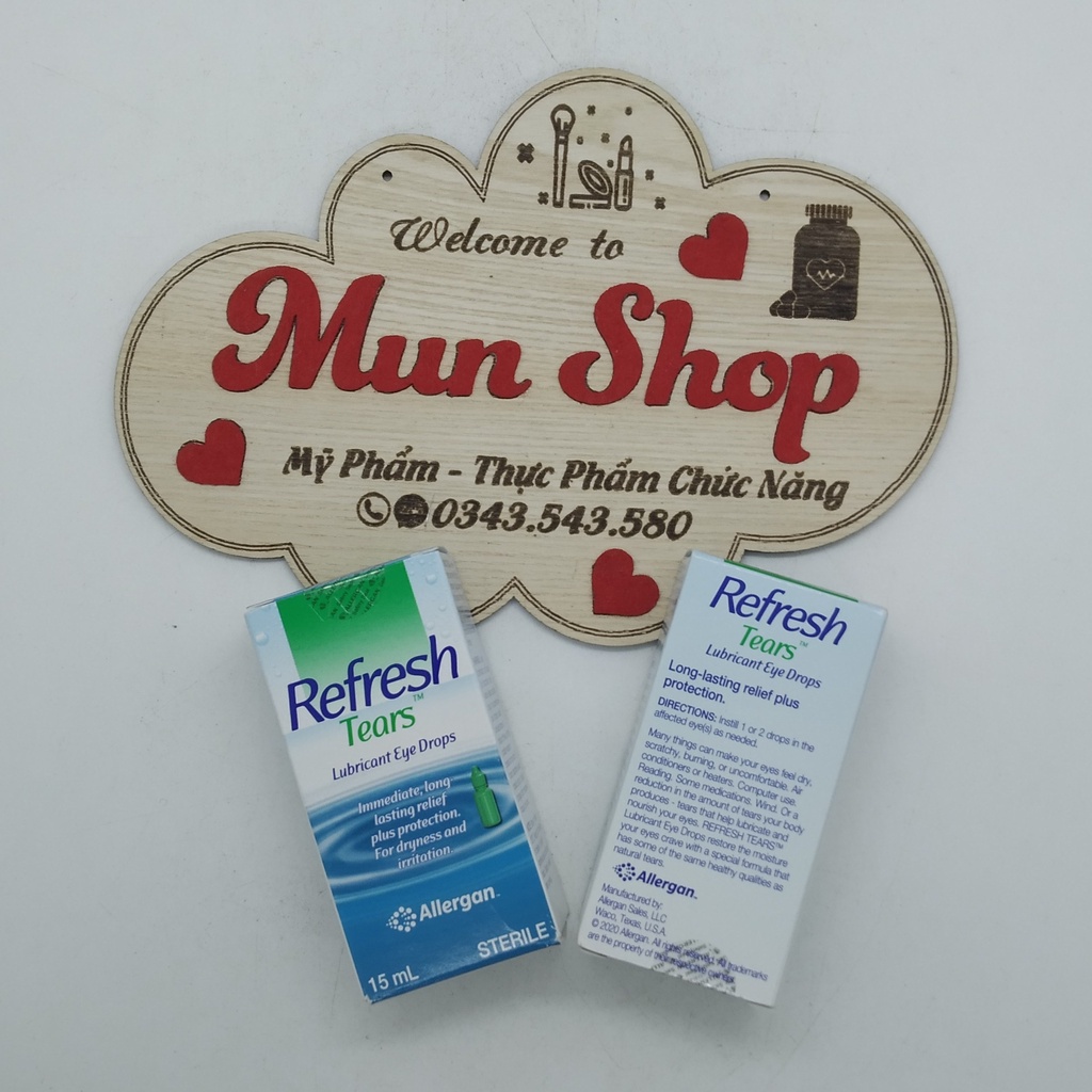 Nhỏ mắt Refresh Tears Lubricant Eye Drops chai 15ml