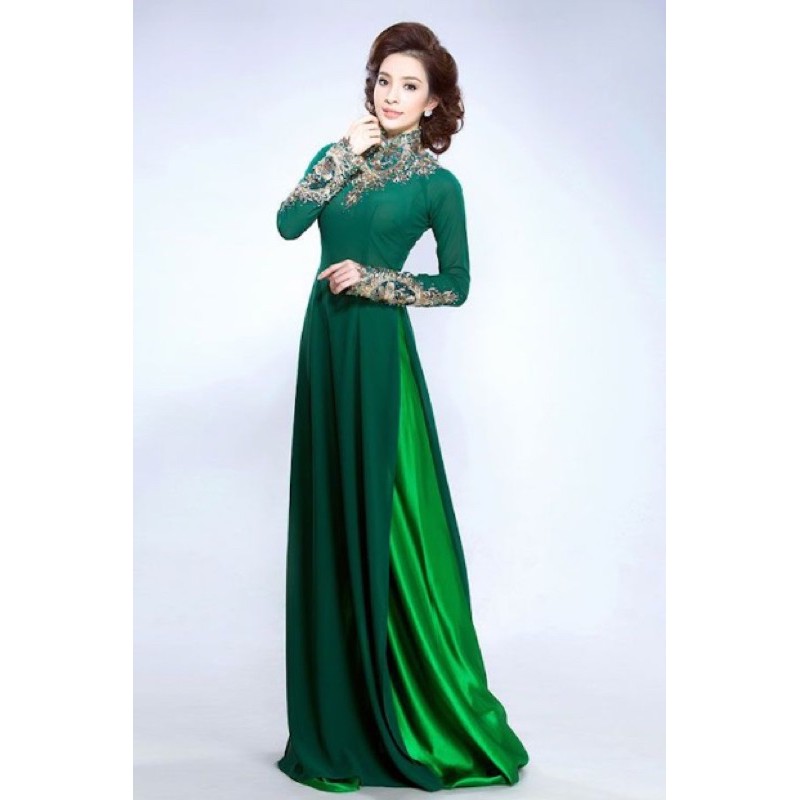 áo dài mẹ cao cấp, áo dài tiệc