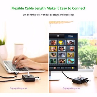 Bộ Chia USB 1 Ra 4 Cổng USB Chuẩn 3.0
