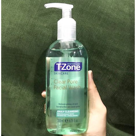 [200ml] Sữa Rửa Mặt Dạng Gel Chiết Xuất Tràm Trà Newtons Labs T-Zone Clear Pore Facial Wash | BigBuy360 - bigbuy360.vn