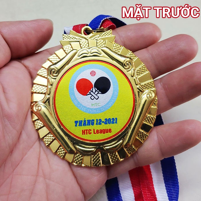 [Free in logo] Huy chương thể thao M-001 ✅ Đồ lưu niệm thể thao phù hợp mọi giải đấu phong trào - chuyên nghiệp