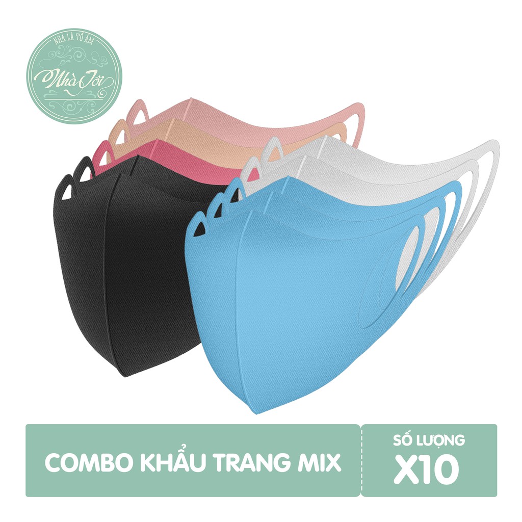 Khẩu Trang Vải Su Combo 10 Cái KTV-2 | BigBuy360 - bigbuy360.vn