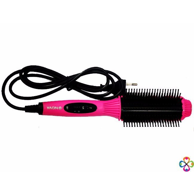 Lược Điện 3in1 Xoăn, Là, Dập Xù tóc cao cấp Nova Cho Bạn Gái
