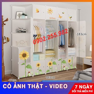 [BÁN CHẠY] TỦ NHỰA LẮP GHÉP 25 Ô VÀ KỆ GÓC ĐỂ QUẦN ÁO ĐA NĂNG SIZE TO ( TÙY CHỌN MẪU TỦ )