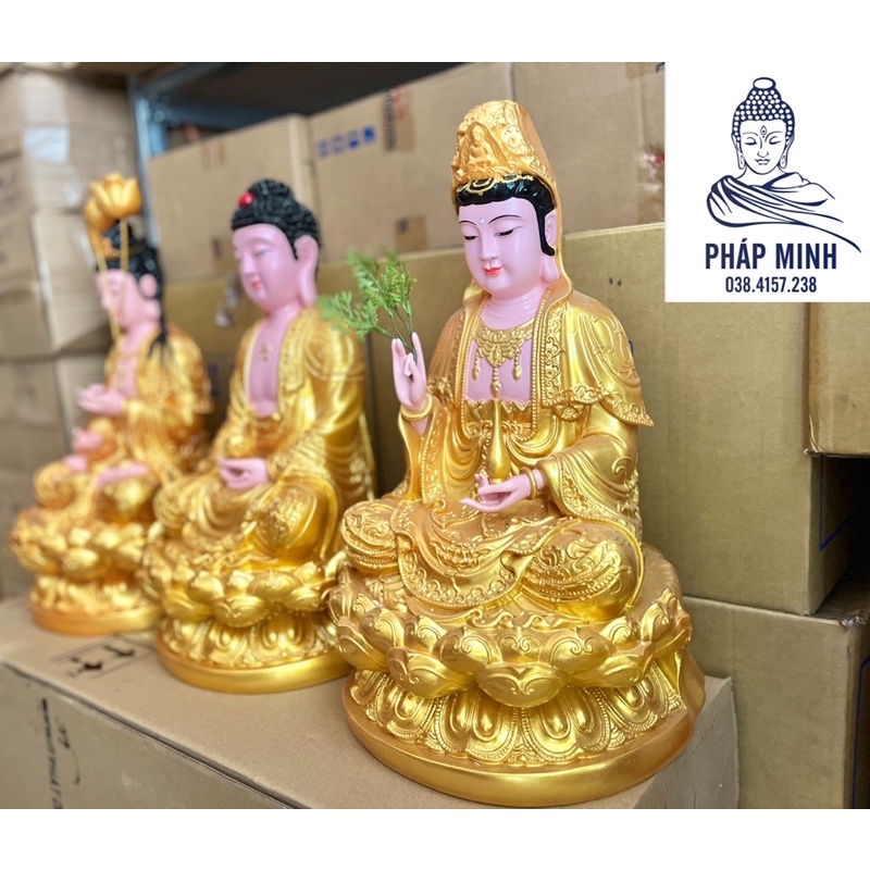Tam Thánh Tây Phương 50cm
