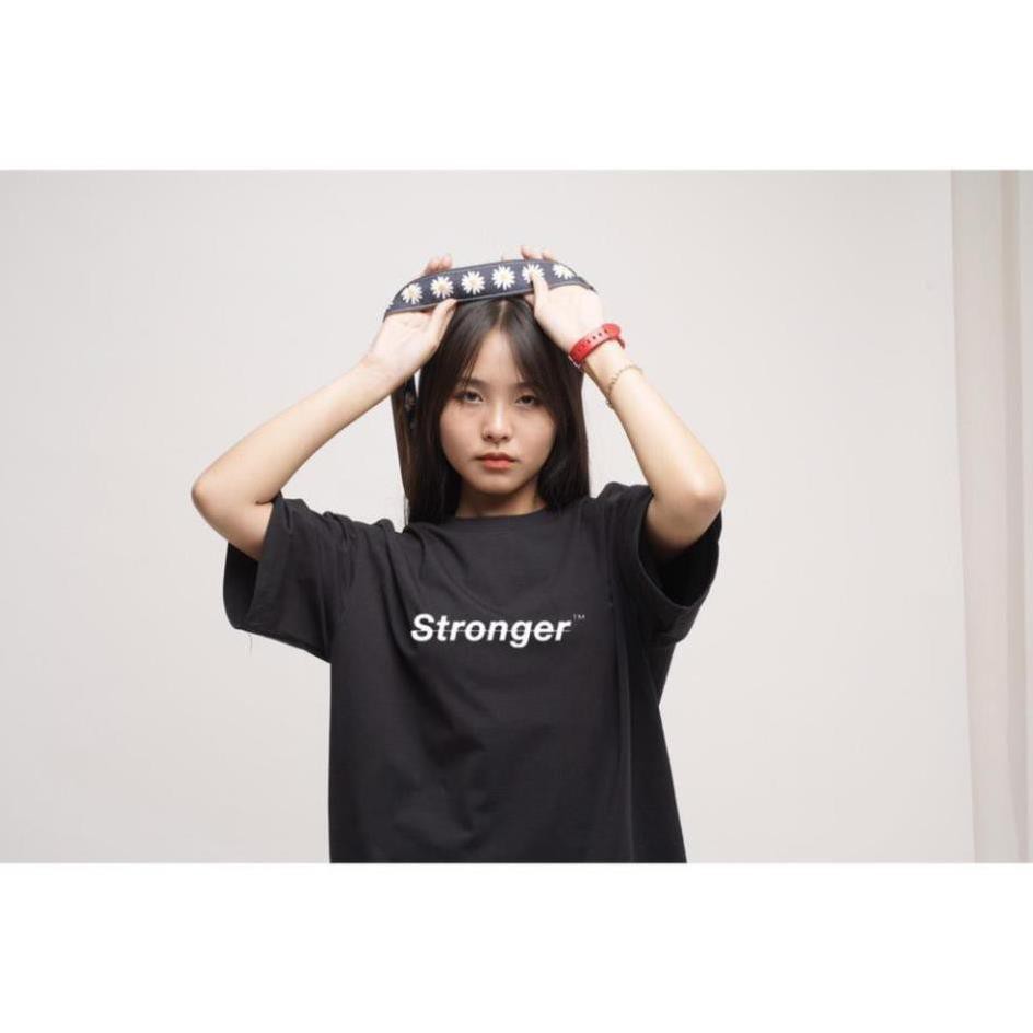 Áo phông tay lỡ form rộng Unisex giá rẻ nam nữ Stronger Phản Quang Local Brand M Studio | BigBuy360 - bigbuy360.vn