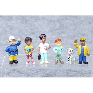 Bộ 12 Mô Hình Lính Cứu Hỏa Sam Cao 3-6 Cm