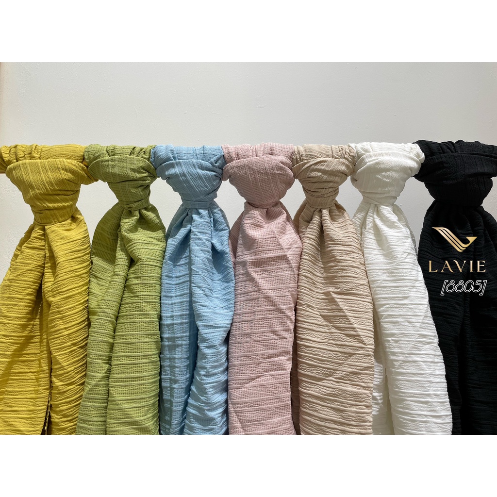 Vải Thun Sọc nổi ngang cao cấp nhà Lavie, mềm mại duyên dáng, vải may váy, đầm, áo phông.