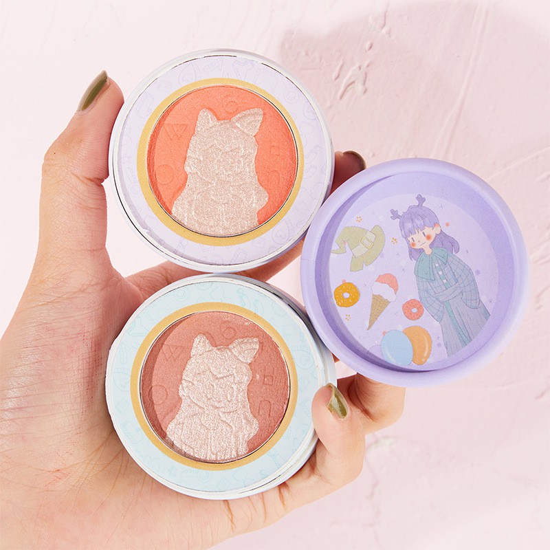 Phấn má nhũ Highlight VONGEE Fairy Girls