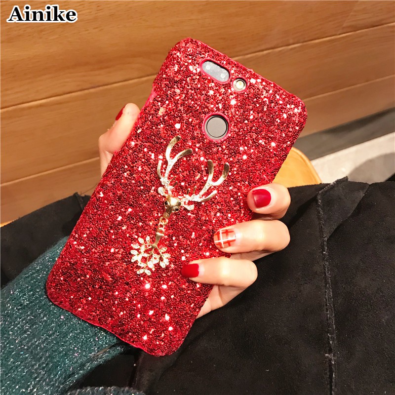 Chrismas Santa Deer Soft Case Samsung Galaxy A10 A20 A30 A50S A50 Note 8 9 M10 M20 S8 S9 S10 A6 A8 Plus ốp lưng samsung
