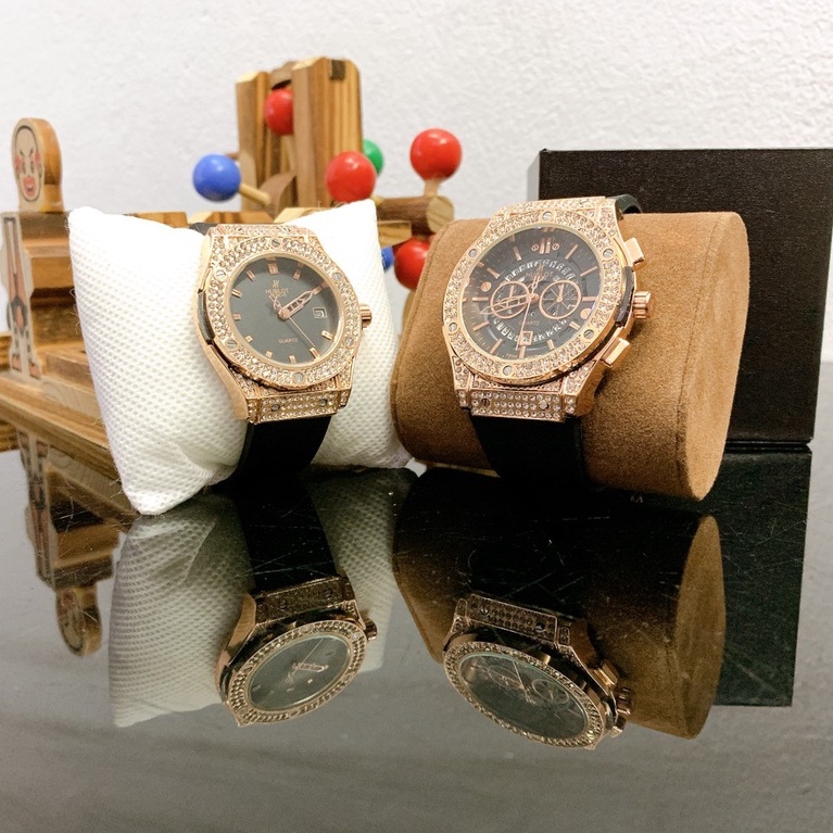 Đồng hồ nam nữ bộ đôi - có bán lẻ. dây hương vani cao cấp - bảo hành 12 tháng | BigBuy360 - bigbuy360.vn