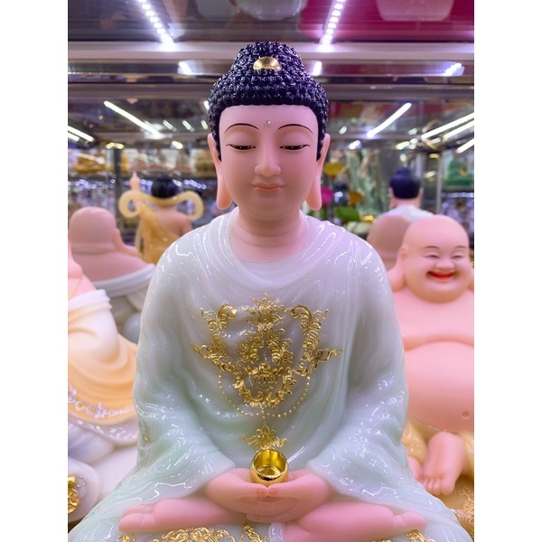 Tượng Phật Tổ - Tượng Bổn Sư Thích Ca ngồi trên đài sen bát giác - Thích Ca Mâu Ni