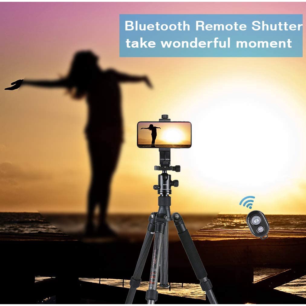 Giá đỡ điện thoại xoay được 360 độ có điều khiển từ xa thích hợp cho Iphone Android